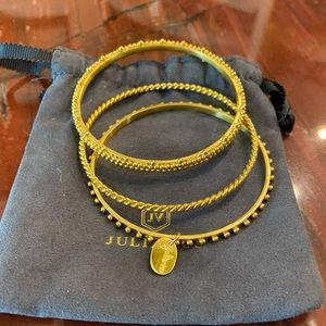 Julie Vos gold bangle bracelets